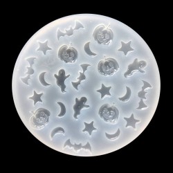 JuguetesHalloween surtido - molde de silicona - fabricación de joyas de resina