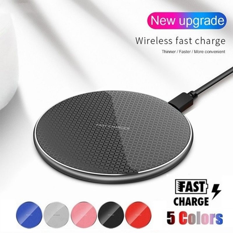 Cargadores10W - Cargador inalámbrico rápido - iPhone XS Max XR 8 Plus - USB - Carga de carga Cargadores10W - Cargador inalámbrico rápido - iPhone XS Max XR 8 Plus - USB - Carga de carga