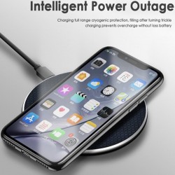 Cargadores10W - Cargador inalámbrico rápido - iPhone XS Max XR 8 Plus - USB - Carga de carga