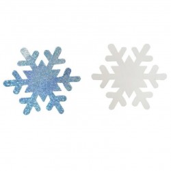 Baño y ropa10 pares - Cubiertas para pezones - copos de nieve
