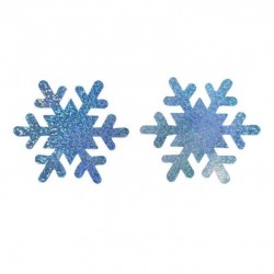 Baño y ropa10 pares - Cubiertas para pezones - copos de nieve