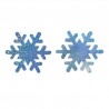 Baño y ropa10 pares - Cubiertas para pezones - copos de nieve