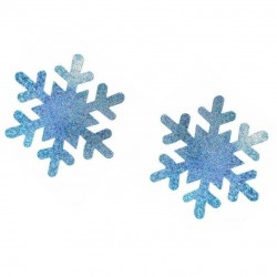 Baño y ropa10 pares - Cubiertas para pezones - copos de nieve