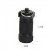 llavero2Pcs - Caja de Medicina Metal - Pill Capsule - impermeable - Outdoor - Anillo clave