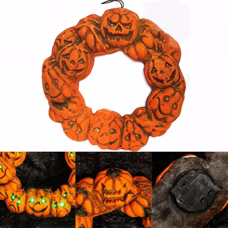 Fiesta & HalloweenHalloween - Jack-o'-Lantern - LED - Calabaza - Agujero de puerta