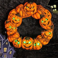 Fiesta & HalloweenHalloween - Jack-o'-Lantern - LED - Calabaza - Agujero de puerta