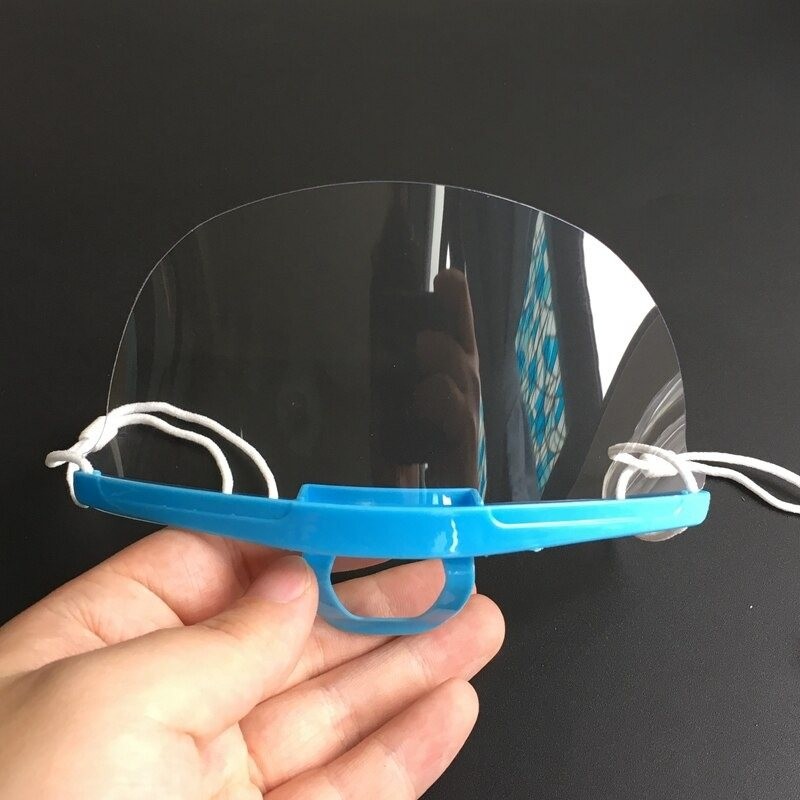 Mascarillas bucales5 piezas - máscara de boca transparente - escudo plástico