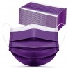 Disposable anti-bacterial medical face mask - mouth mask - 3 layer - purpleMouth masks