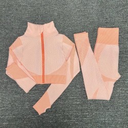 Moda femeninaMujeres - Yoga Sets - Deporte - Gimnasio trajes - Long Sleeve
