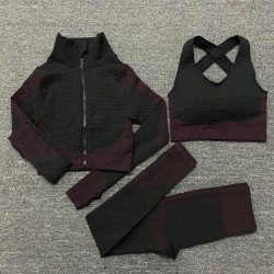Moda femeninaMujeres - Yoga Sets - Deporte - Gimnasio trajes - Long Sleeve