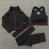 Moda femeninaMujeres - Yoga Sets - Deporte - Gimnasio trajes - Long Sleeve