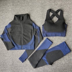Moda femeninaMujeres - Yoga Sets - Deporte - Gimnasio trajes - Long Sleeve