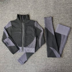 Moda femeninaMujeres - Yoga Sets - Deporte - Gimnasio trajes - Long Sleeve