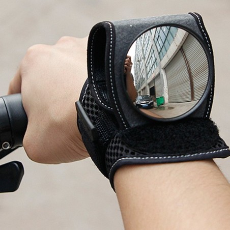 BicicletaCiclismo - Espejo de Wrist - Vista trasera