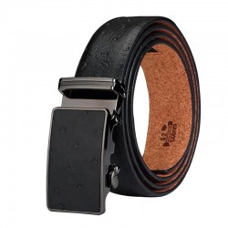 Genuine leather luxury belt with automatic buckleBelts