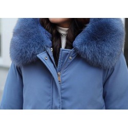 Chaquetasabrigo de invierno con forro extraíble - chaqueta larga encapuchada
