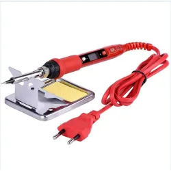 Soldadores80W plancha de soldadura eléctrica - pantalla LCD - temperatura ajustable - 110V / 220V