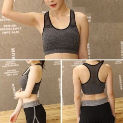 Quick Dry - Mesh - Sports Bras - Wireless - Women FitnessFitness