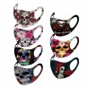 Protective face / mouth mask - reusable - cotton - skull motifMouth masks