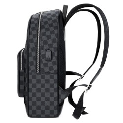 BolsosMochila de Polo - diseño trenzado - puerto de carga USB - impermeable