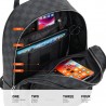 BolsosMochila de Polo - diseño trenzado - puerto de carga USB - impermeable