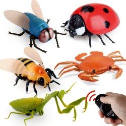 Juguetes R/CInsecto RC infrarrojo - araña simulada / abeja / mosca / cangrejo / ladybug - robot eléctrico - juguete