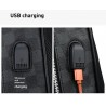 BolsosMochila de Polo - diseño trenzado - puerto de carga USB - impermeable