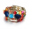 Multi colored beads - charm bracelets - resin stoneBracelets