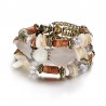 Multi colored beads - charm bracelets - resin stoneBracelets