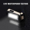 LinternasLuz de trabajo multifuncional de COB - USB - recargable - 180 grados ajustable - diseño de imanes acampar luz