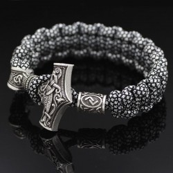 PulserasVintage - brazaletes trenzados - plata - camuflaje
