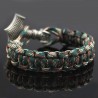 PulserasVintage - brazaletes trenzados - plata - camuflaje