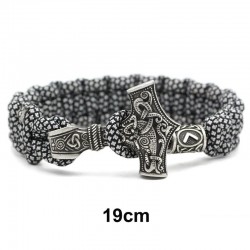 PulserasVintage - brazaletes trenzados - plata - camuflaje