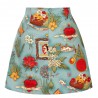 Moda femeninaRetro - vintage - falda de algodón - impresión floral