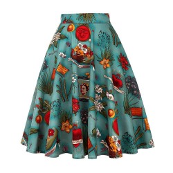 Moda femeninaVintage - retro - 50s - faldas florales tropicales