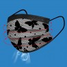 50 pieces - disposable antibacterial face / mouth masks - 3-layer - lace designMouth masks