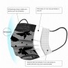 50 pieces - disposable antibacterial face / mouth masks - 3-layer - lace designMouth masks