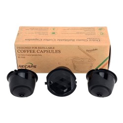 Coffeeware3pcs - Reutilizable - Capsules Pods - Café - Nescafe