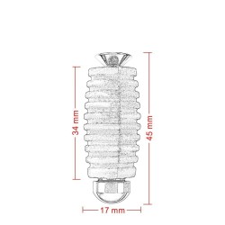 Partes de motosCNC - M6 - palanca de freno de cambio de marcha de moto - reposabrazos para Honda CB599 CB600 HORNET CBR600F C...
