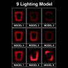 BicicletaCasco de bicicleta con luz Led - recargable - integralmente moldeado - protección de cabeza deportiva