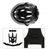 BicicletaCasco de bicicleta con luz Led - recargable - integralmente moldeado - protección de cabeza deportiva