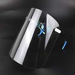 Transparent mouth / face mask - plastic full face shield - visor - lip readingMouth masks