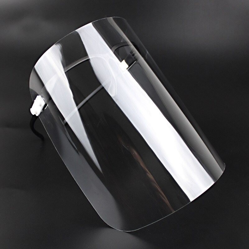 Transparent mouth / face mask - plastic full face shield - visor - lip readingMouth masks