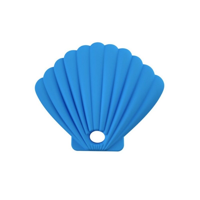 Mascarillas bucalesCaja de almacenamiento en forma de hoja de mar para máscaras de cara / boca - bolsa de silicona