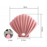 Seashell shaped storage case for face / mouth masks - silicone bagMouth masks