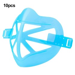 Mascarillas bucales10 piezas - cara 3D bajo soporte de máscara - soporte