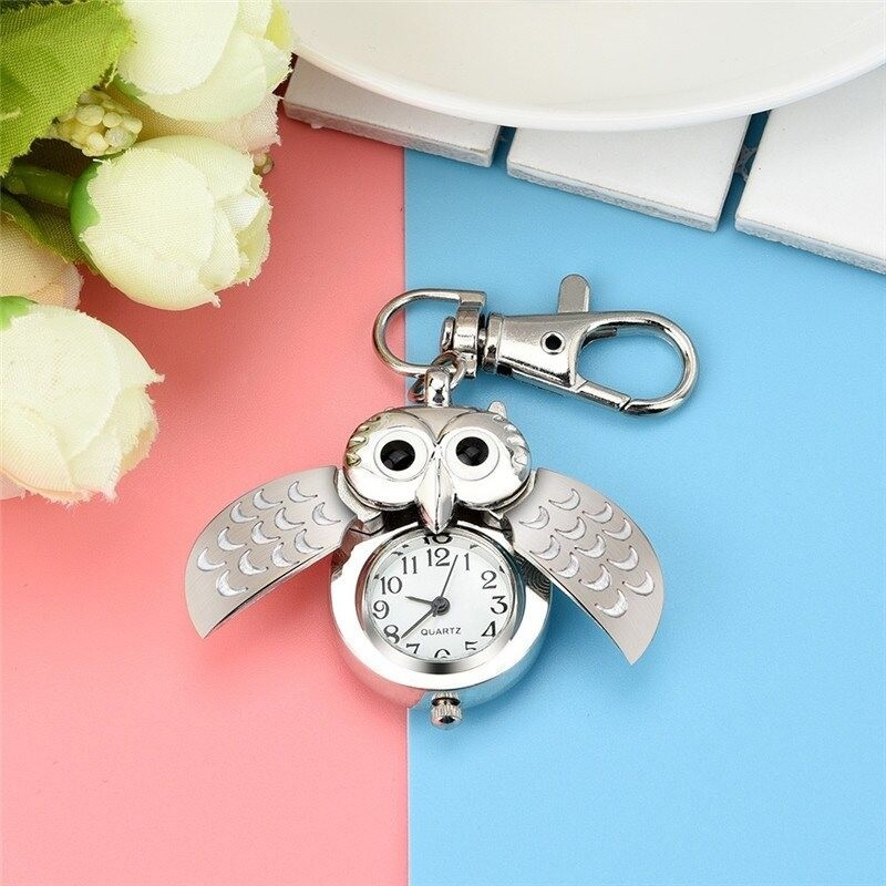 llaveroGorgeous Owl Charm - Unisex - Keychain watch