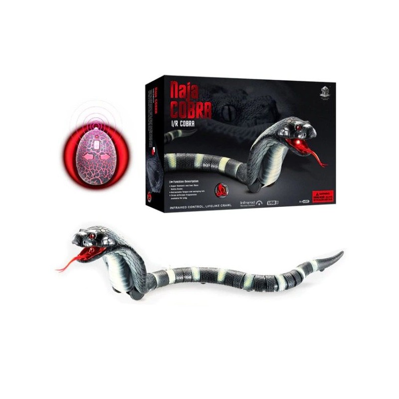 Juguetes R/CRC Cobra - serpiente - USB - control remoto - robot animal - juguete