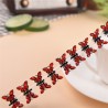 Small crystal butterflies - hair clips - 12 piecesHair clips