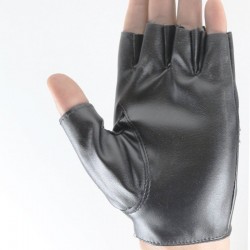 GuantesGuantes de cuero - diseño de medio dedo - con remaches - unisex